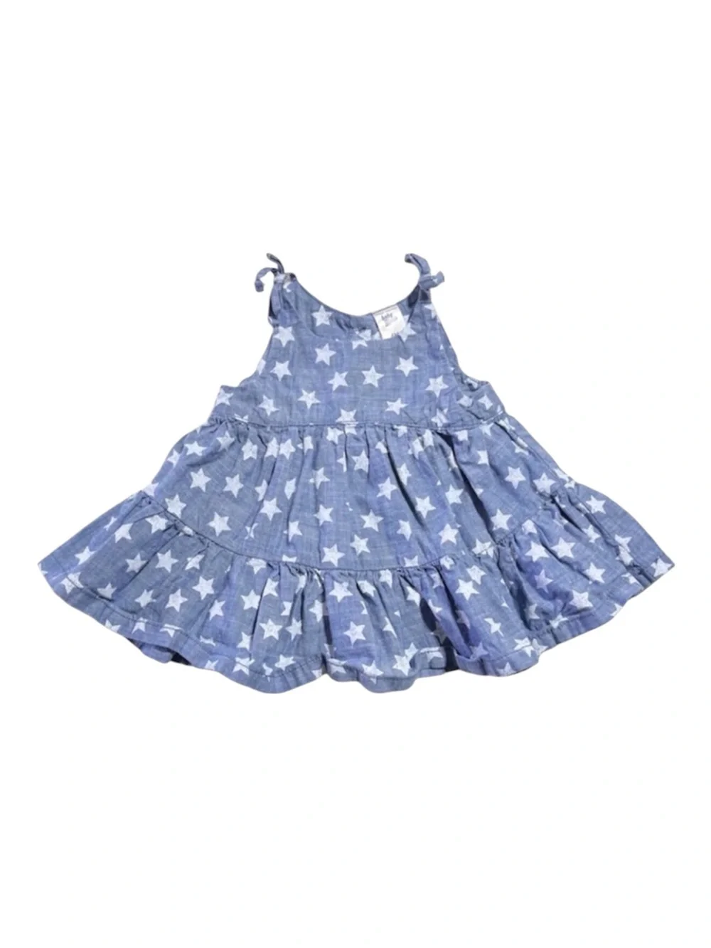 OshKosh chambray star twirl dress 6 months 4th Of July